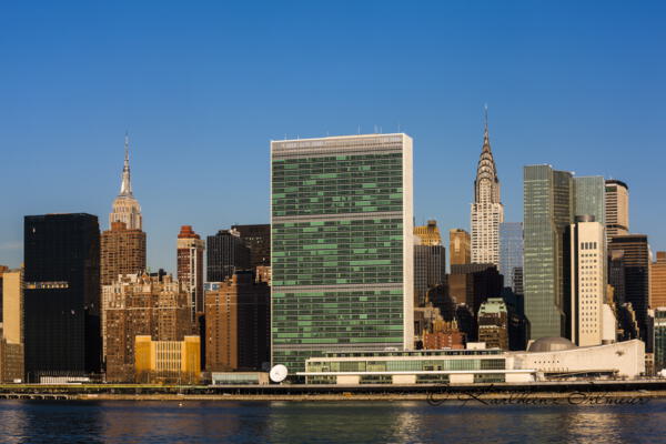 Empire State Building, Chrysler Building, United Nations, Manhattan, New York City