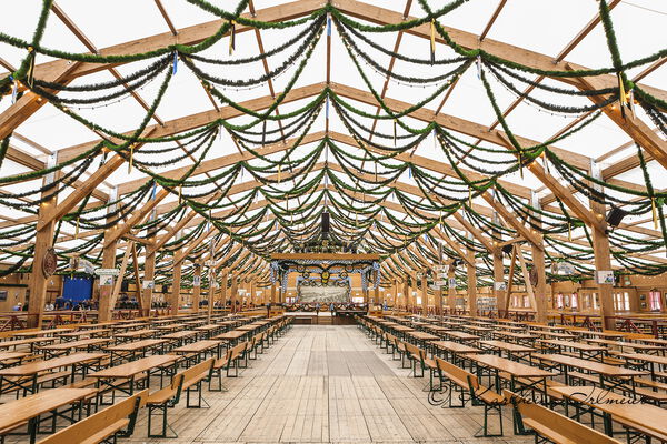 "Tradition" tent, "Oide Wiesn" nostalgic area, Munich - Oktoberfest