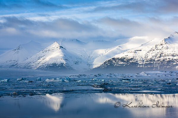 Glacier lagoon Jökullsarlon, Vatnajökull national park