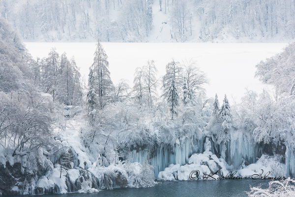 Frozen Waterfall, Plitvice National Park