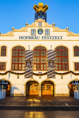 Entrance Hofbräu tent, Munich - Oktoberfest