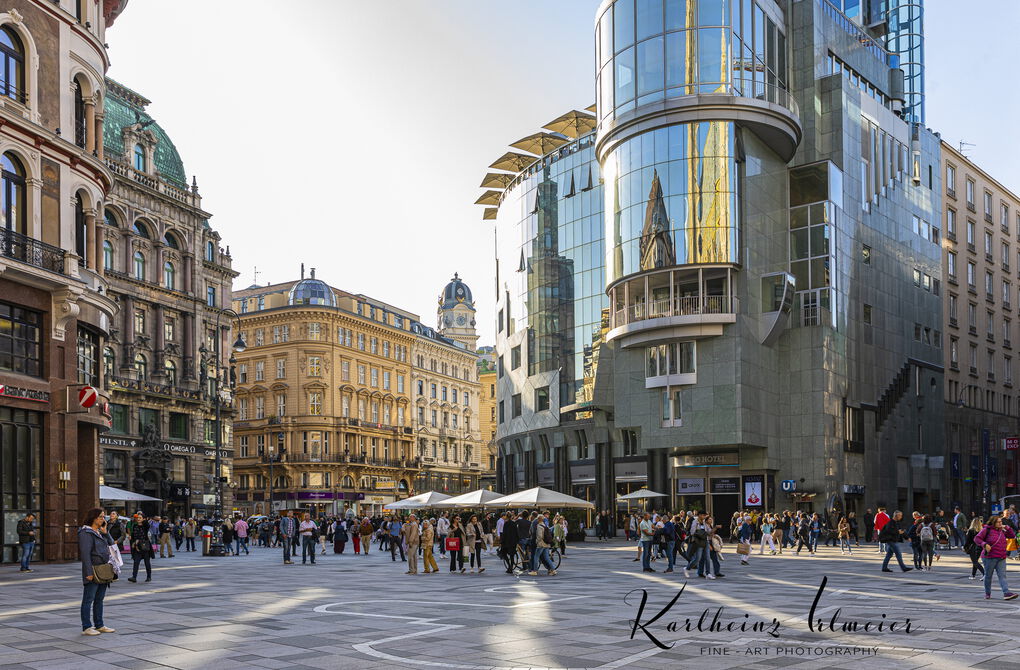 Vienna, Pedestrian zone at Stephansplatz