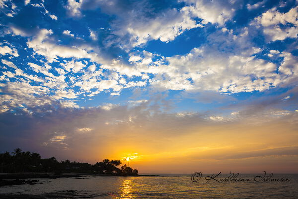 Sunset at Kohala Coast, Big Island, Hawaii