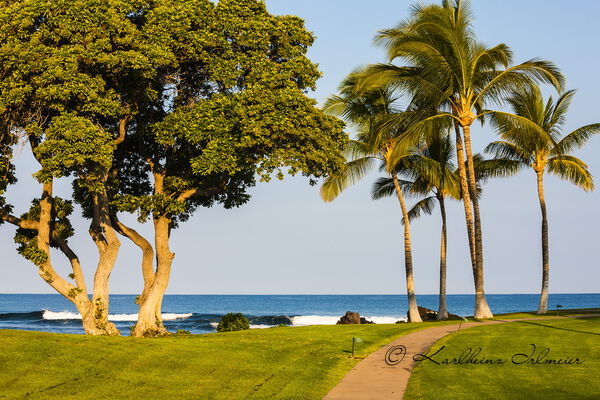 Mauna Lani golf course, Mauna Lani, Kohala Coast, Big Island, Hawaii