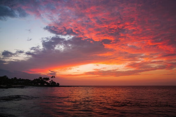 Sunset at Kohala Coast, Big Island, Hawaii