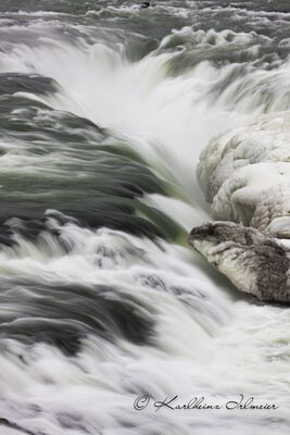 Urridafoss near Selfoss, Sudurland, southern Iceland