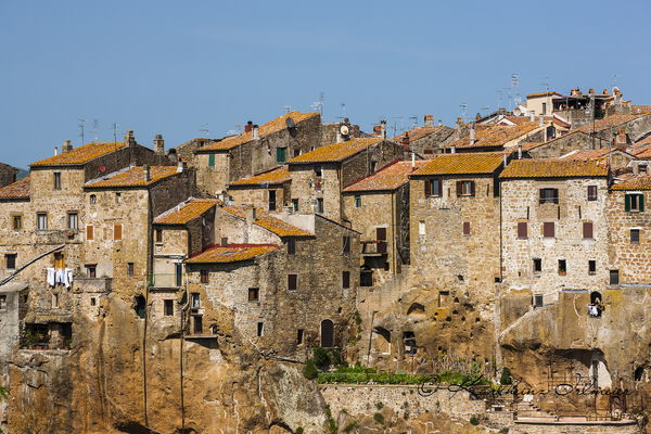 Old houses, Pitigliano, Tuscany