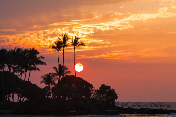 Sunset at Kohala Coast, Big Island, Hawaii