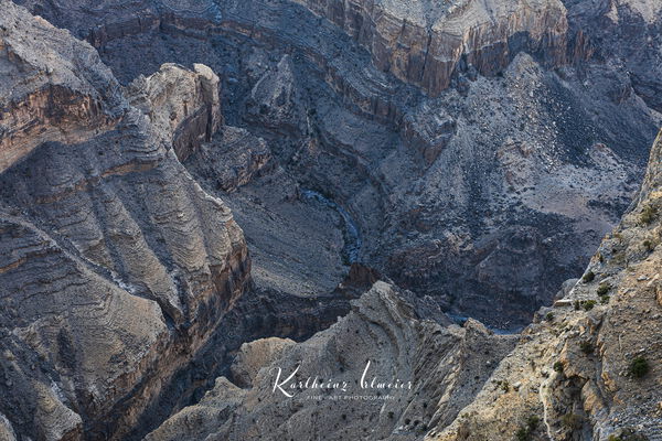 Wadi Ghul, Oman's “Grand Canyon” near Jebel Shams