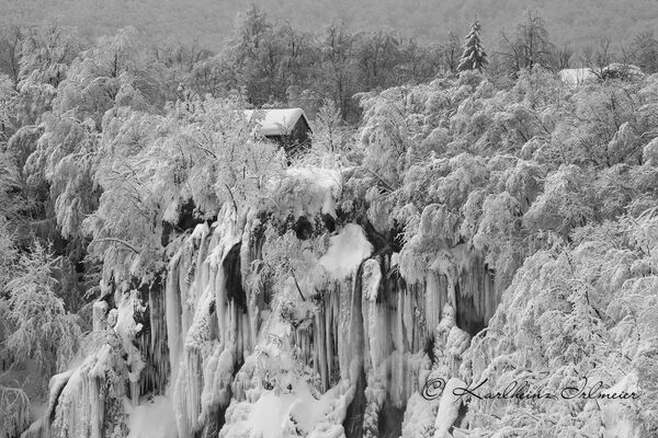 Frozen Waterfall, Plitvice National Park