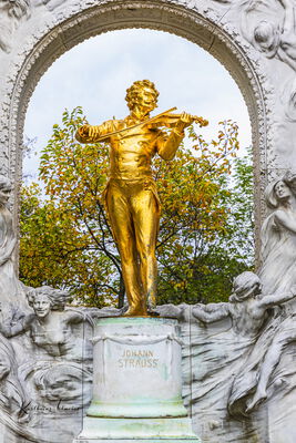 Vienna, Johann-Strauss-memorial in Stadtpark