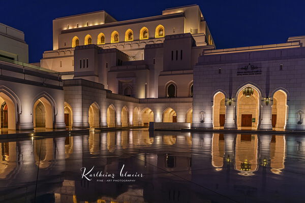 Muscat, Royal Opera at night