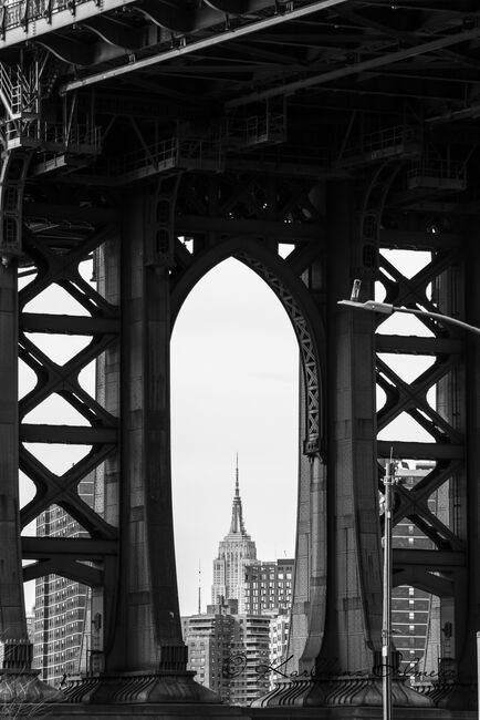 Manhattan Bridge, Empire State Building, New York City