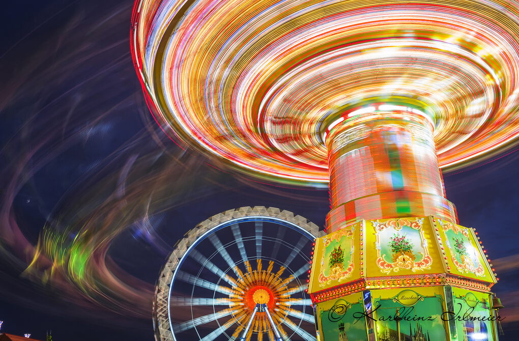 Chair swing ride, Munich - Oktoberfest