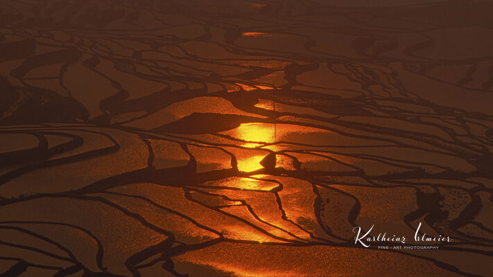 Yuanyang Rice Terraces, sunrise