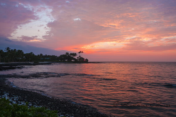 Sunset at Kohala Coast, Big Island, Hawaii