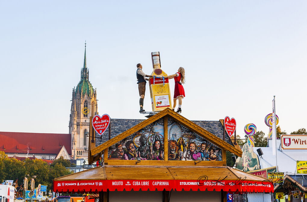 Schnapps stall, Munich - Oktoberfest