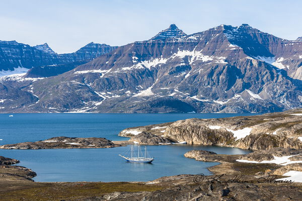 Sailing ship, Scoresby Sund