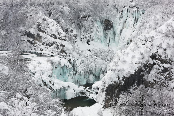 Frozen Waterfall, Plitvice National Park