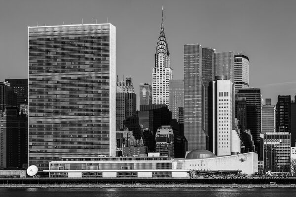 Chrysler Building, United Nations, Manhattan, New York City