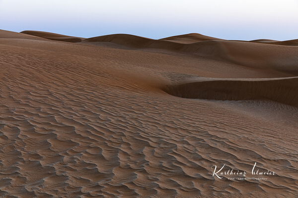 Sand desert Rub al Khali, sand dunes, sand structures