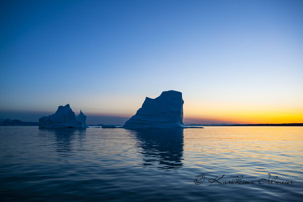 Iceberg at Sunset, Scoresby Sund