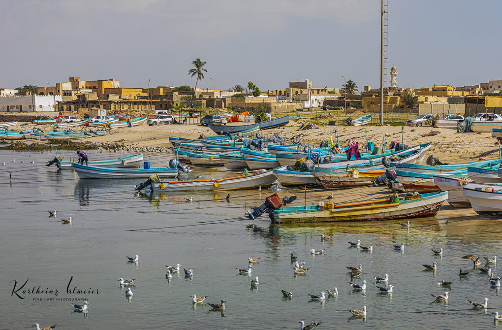 Mirbat, fishing port