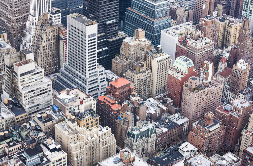 Manhattan from above, Manhattan, New York City